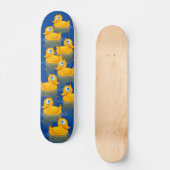 Cute Rubber Ducks die naar je kijken Persoonlijk Skateboard (Voorkant)