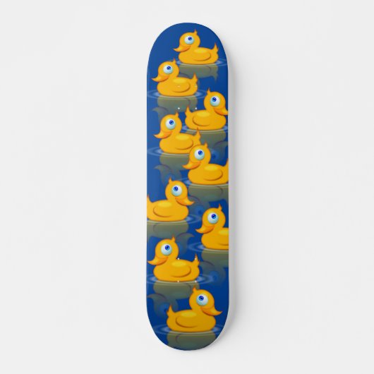 Cute Rubber Ducks die naar je kijken Persoonlijk Skateboard (Voorkant)