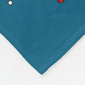 Cute Rubber Ducks Le Duckie Christmas Tree Xmas Ha Fleece Deken (Hoek)