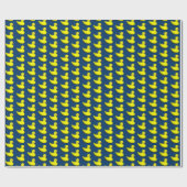 Cute Rubber Ducks Tiled Pattern Cadeaupapier (Vlak)