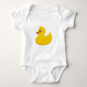 Cute Rubber Ducky/Blue Bubbles Romper