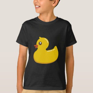 Cute Rubber Ducky/Blue Bubbles T-shirt
