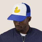 Cute Rubber Ducky/Blue Bubbles Trucker Pet (In situ)