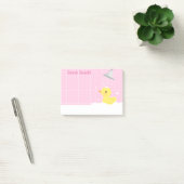 Cute Rubber Eendje in Douche voor Meisjes Post-it® Notes (Kantoor)