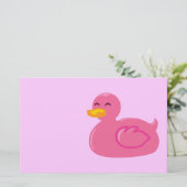 Cute Rubberducky Briefpapier (Staand voorkant)