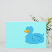 Cute Rubberducky Briefpapier (Staand voorkant)