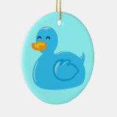 Cute Rubberducky Keramisch Ornament (Rechts)