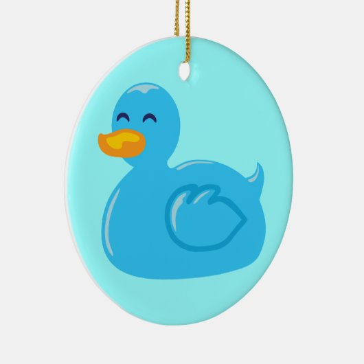Cute Rubberducky Keramisch Ornament (Rechts)