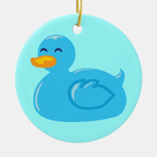 Cute Rubberducky Keramisch Ornament (Voorkant)