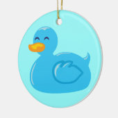 Cute Rubberducky Keramisch Ornament (Links)
