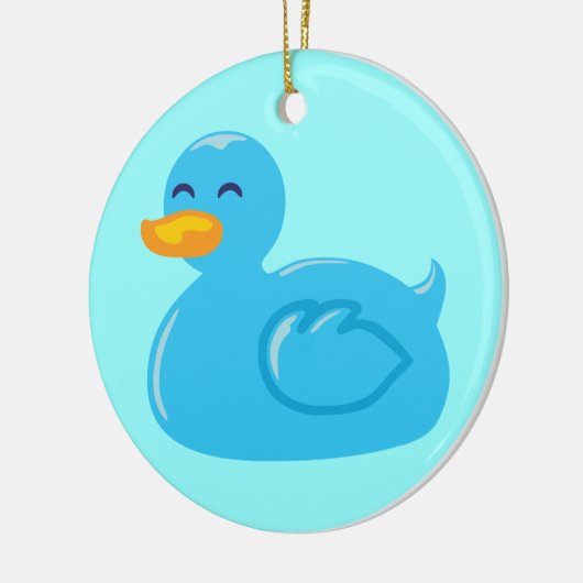 Cute Rubberducky Keramisch Ornament (Links)
