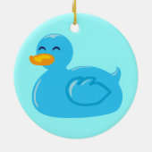 Cute Rubberducky Keramisch Ornament (Achterkant)