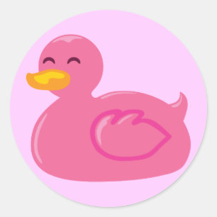 Cute Rubberducky Ronde Sticker