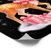 Cute Rudolph Nk Coquette Pajamas Christmas Xmas Gi Poster (Hoek)