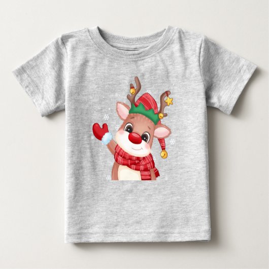 Cute Rudolph The Red Nose Reindeer Kerstmis (Voorkant)