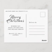 Cute Rudolph The Red Nose Reindeer Kerstmis Briefkaart (Achterkant)