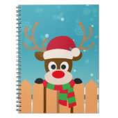 Cute Rudolph the Red Nose Reindeer | NOTITIEBOEK (Voorkant)