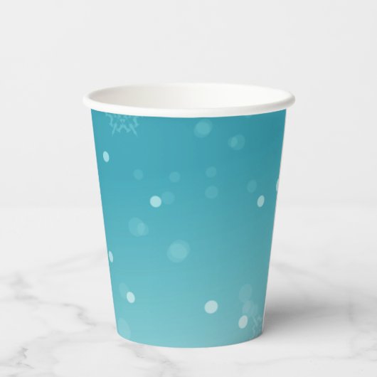 Cute Rudolph the Red Nose Reindeer | Papieren beke Papieren Bekers (Achterkant)