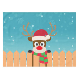 Cute Rudolph the Red Nose Reindeer | Tablecloth Tafelkleed