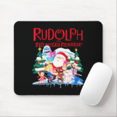 Cute Rudolph The Red Nosed Reindeer Christmas Spec Muismat (Met muis)