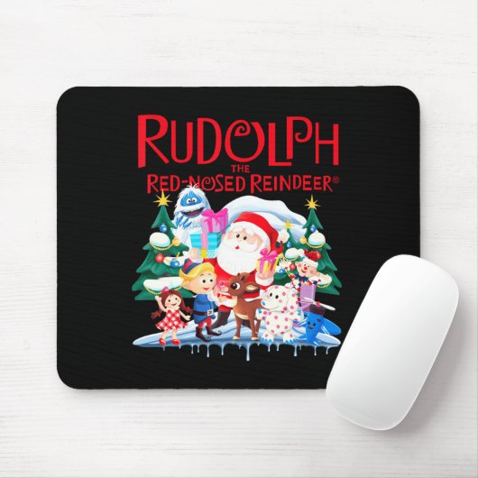 Cute Rudolph The Red Nosed Reindeer Christmas Spec Muismat (Met muis)
