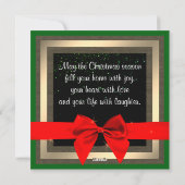 Cute Rudolph the Red nosed Reindeer kerstkaart (Achterkant)