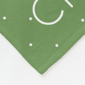 Cute Rudolph the red nosed reinders cartoon Fleece Deken (Hoek)