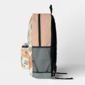 Cute Rugzak Met Chic Franse Bloemkunst (Rechts)