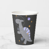 Cute ruimte dinosaurus verjaardagsfeestje beker vo (Achterkant)