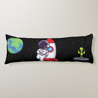 Cute Ruimtevaarder & Alien Ruimte Kussensloop Lichaamskussen
