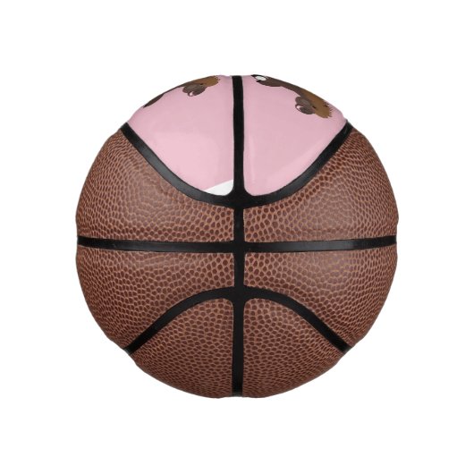 Cute run Shetland pony illustration Basketbal (Rechts)