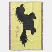 Cute run Shetland pony illustration Deken (Voorkant Verticaal)