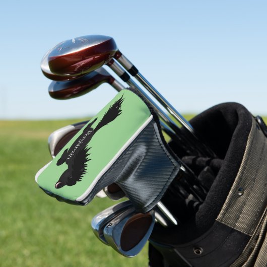 Cute run Shetland pony illustration Golfheadcover (Insitu)