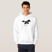 Cute run Shetland pony illustration Hoodie (Voorkant volledig)