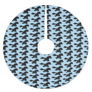 Cute run Shetland pony illustration Kerstboom Rok