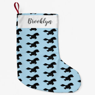 Cute run Shetland pony illustration Kleine Kerstsok