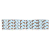 Cute run Shetland pony illustration Korte Tafelloper (Horizontaal)