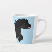Cute run Shetland pony illustration Latte Mok (Rechts)