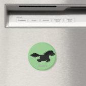 Cute run Shetland pony illustration Magneet (Insitu (Vaatwasser))