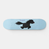Cute run Shetland pony illustration Persoonlijk Skateboard (Horizontaal)