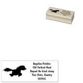 Cute run Shetland pony illustration Rubberstempel (Gestempeld)