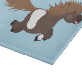 Cute run Shetland pony illustration Snijplank (Hoek)