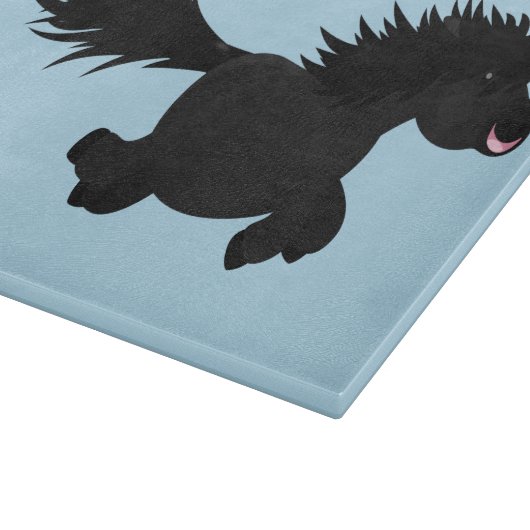 Cute run Shetland pony illustration Snijplank (Hoek)