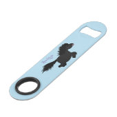 Cute run Shetland pony illustration Speed Flessenopener (Voorkant Gekanteld)
