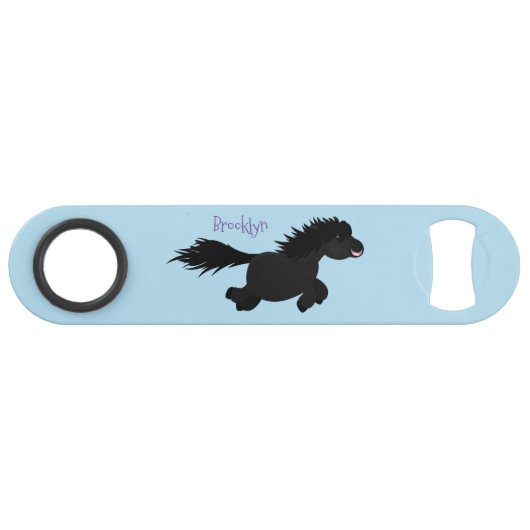 Cute run Shetland pony illustration Speed Flessenopener (Voorkant (Horizontaal))