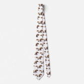 Cute run Shetland pony illustration Stropdas (Voorkant)