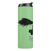 Cute run Shetland pony illustration Thermosbeker (Gedraaid links)