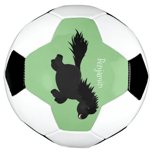 Cute run Shetland pony illustration Voetbal (Gedraaid)