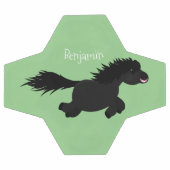 Cute run Shetland pony illustration Voetbal (Enkel)