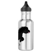 Cute run Shetland pony illustration Waterfles (Rechts)